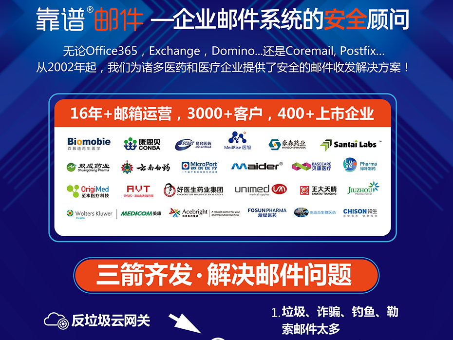 靠谱邮件助力 | PCS 2019第二届中国医药CIO峰会