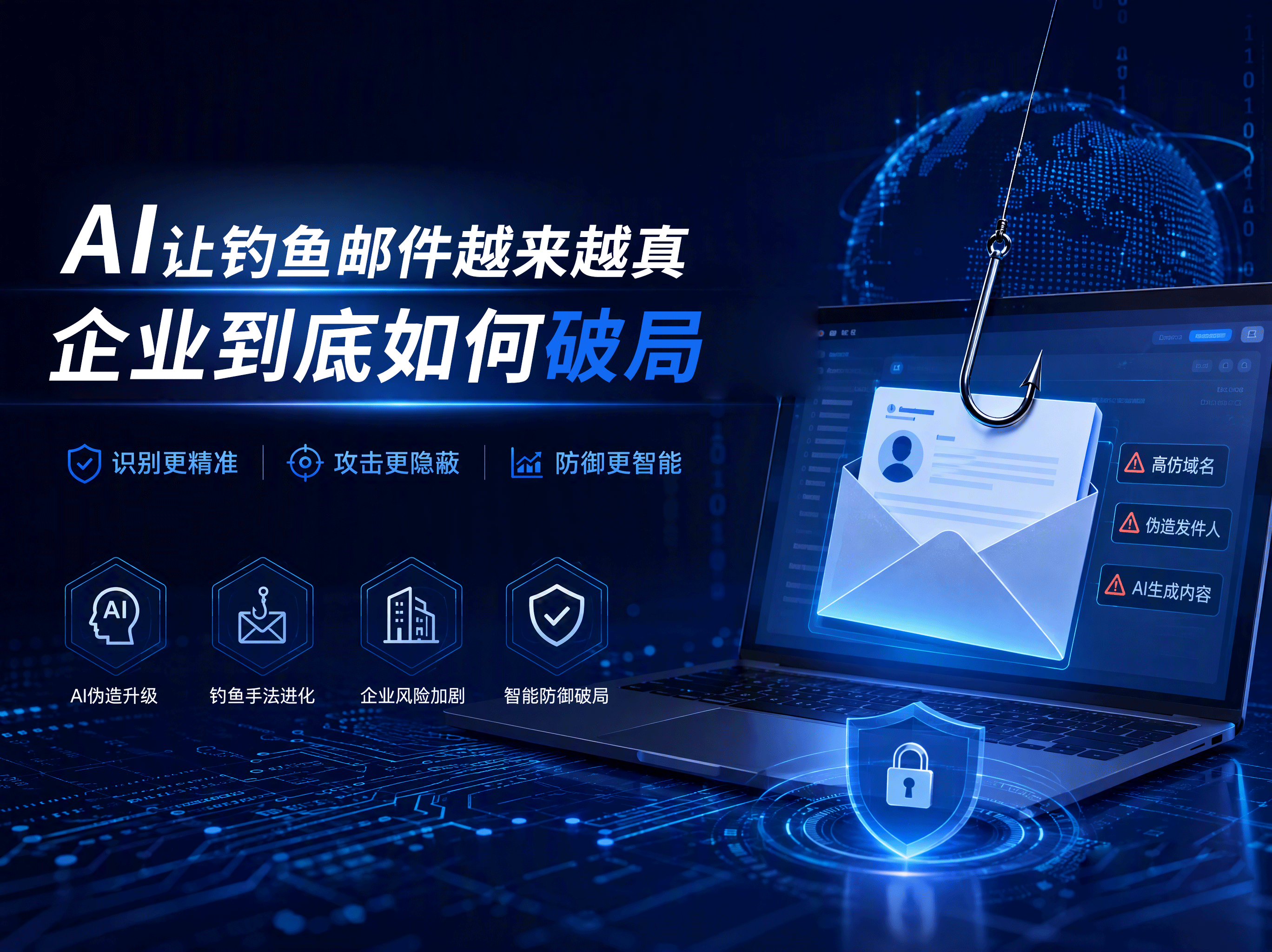 AI让钓鱼邮件越来越真，企业到底如何破局？